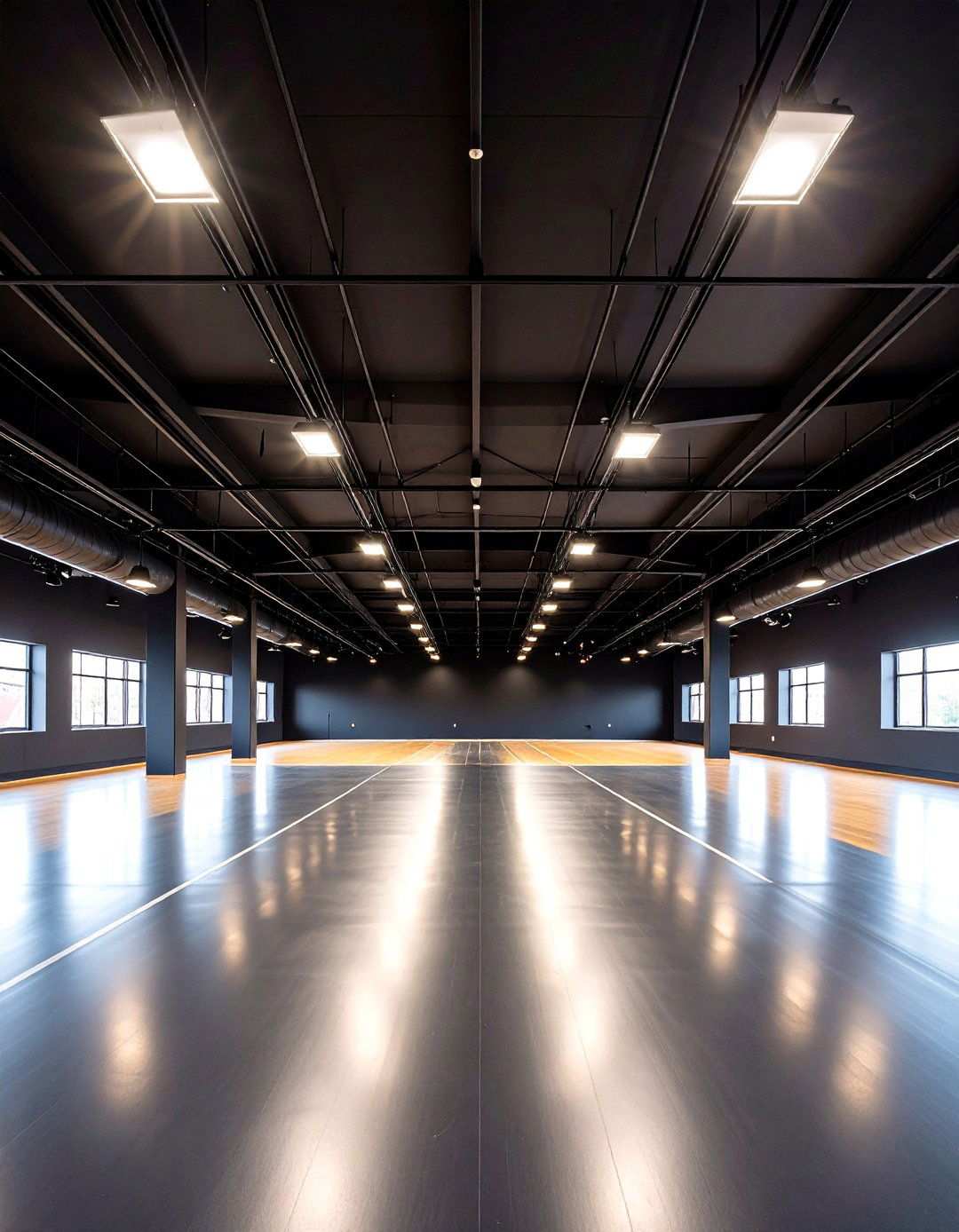 Black Painted Basement Ceilings for Dramatic Impact - 20 Basement Ceiling Ideas