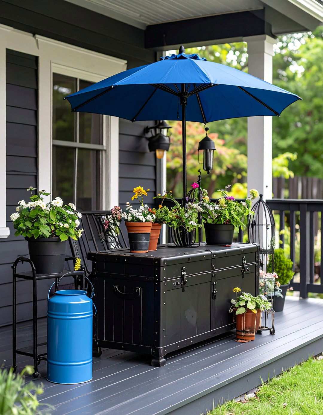 Black Porch Accessories for Eclectic Flair - 20 Black Porch Ideas