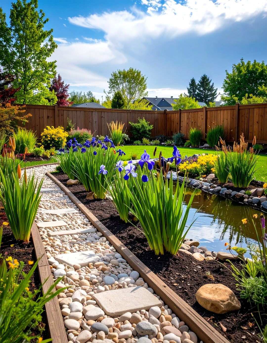 Bog Garden Pond Extensions - 20 Backyard Pond Ideas