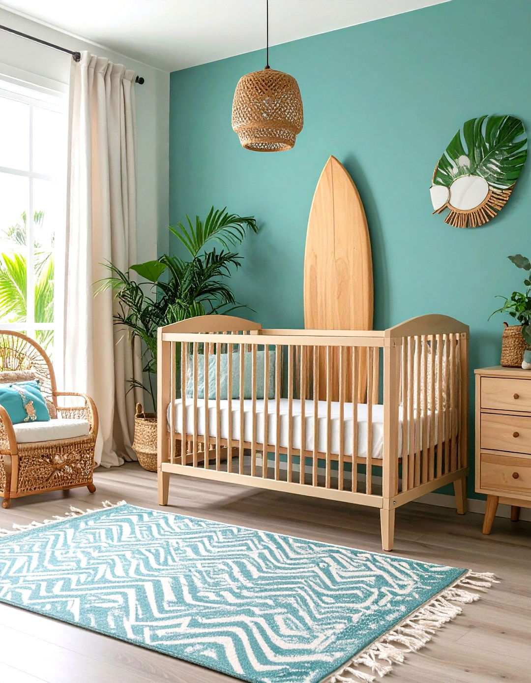 Boho Surf Shack Nursery - 20 Baby Boy Nursery Ideas