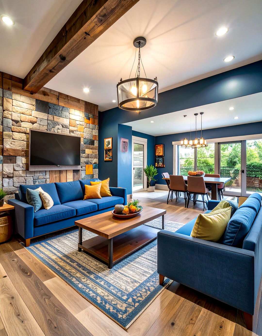 Bold Basement Accent Wall Features - 20 basement decorating ideas