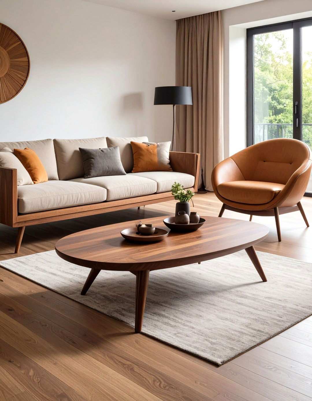 Boomerang Coffee Table Centerpiece - 20 1950s Living Room Ideas