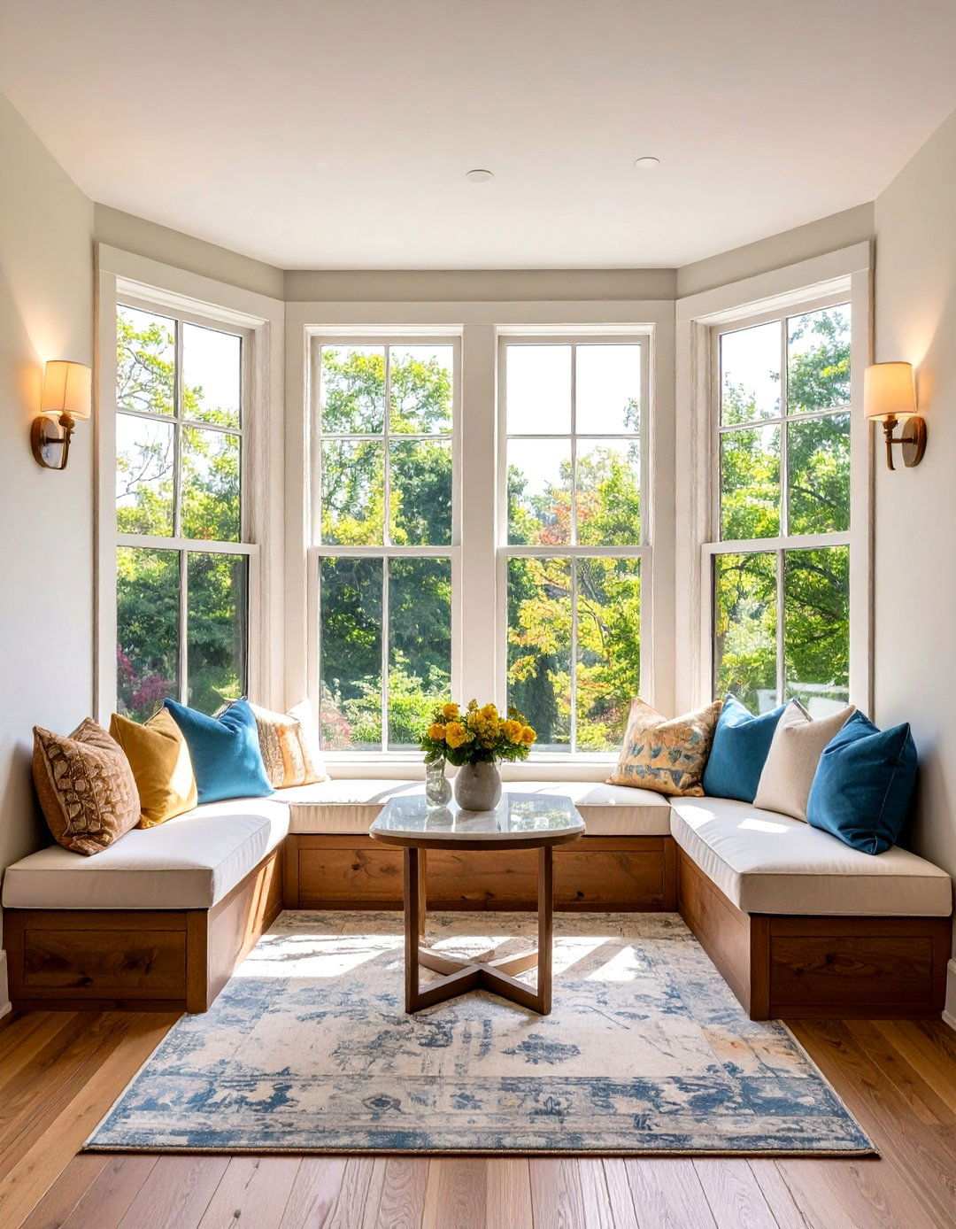 Breakfast Nook Bay Window Corner - 20 Bay Window Ideas