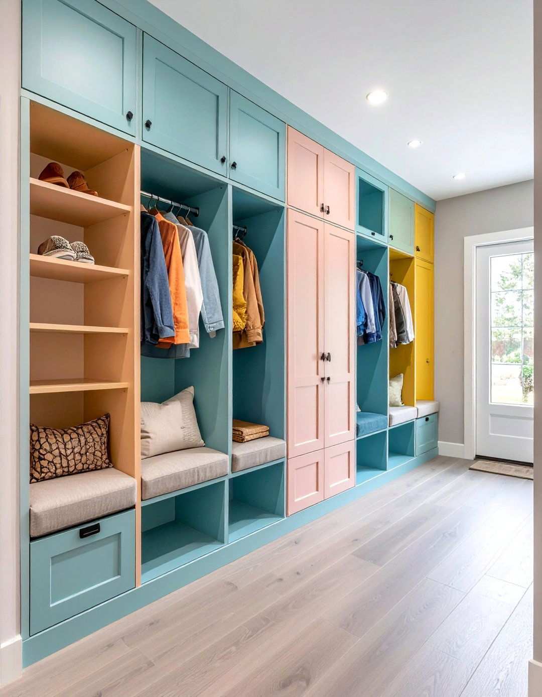 Built In Storage Solutions for Clutter Control - 20 Barndominium Interior Ideas