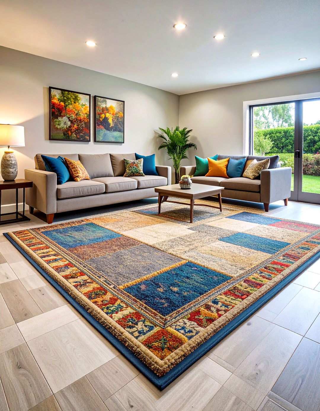 Carpet Tiles Basement Floor Cozy Modular Solution - 20 Basement Floor Ideas