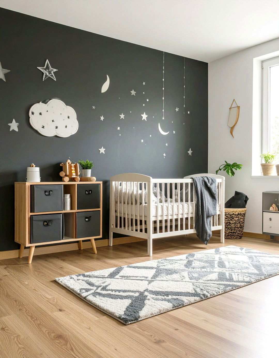 Chalkboard Corner for Creative Play - 20 Black and White Nursery Ideas