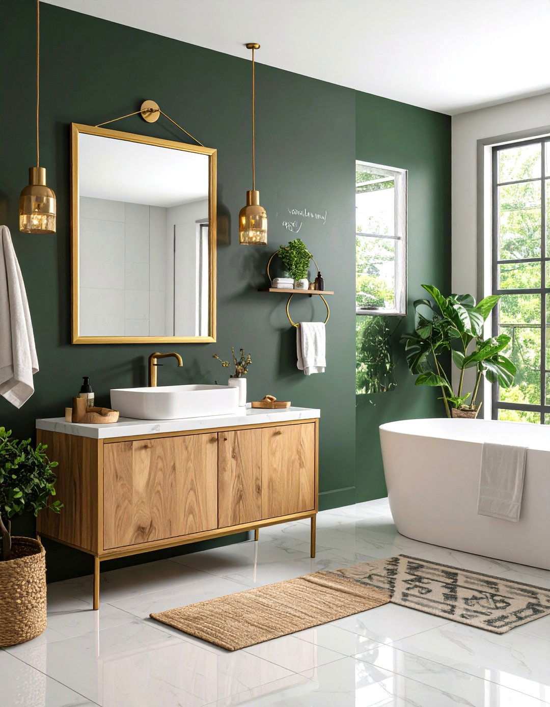 Chalkboard Paint Bathroom Wall - 20 Bathroom Wall Ideas