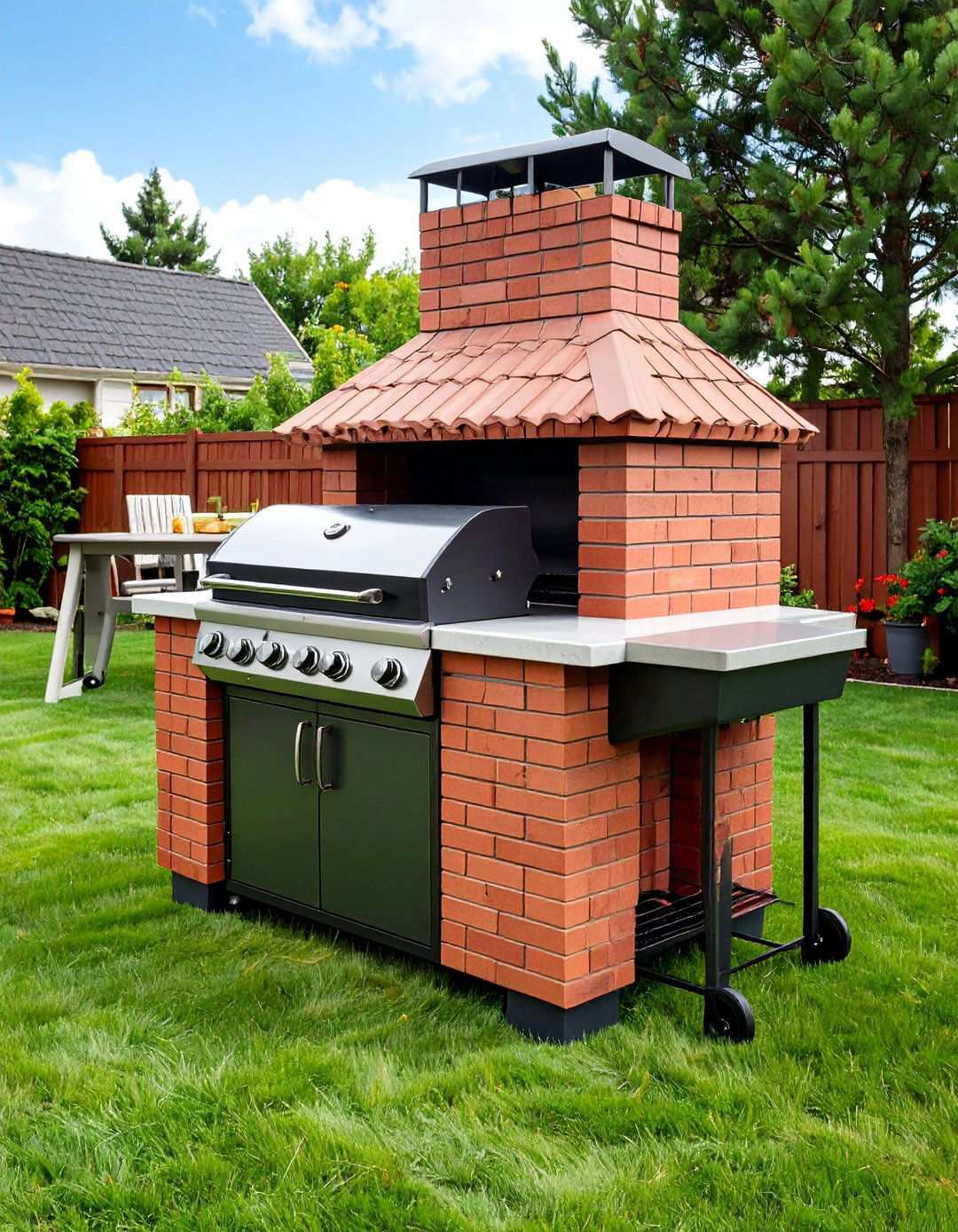 Classic Brick BBQ Pit - 20 Bbq Pit Ideas