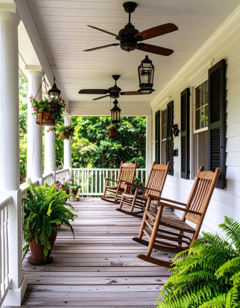 Classic Wraparound Barndominium Front Porch Design - 20 Barndominium Front Porch Ideas