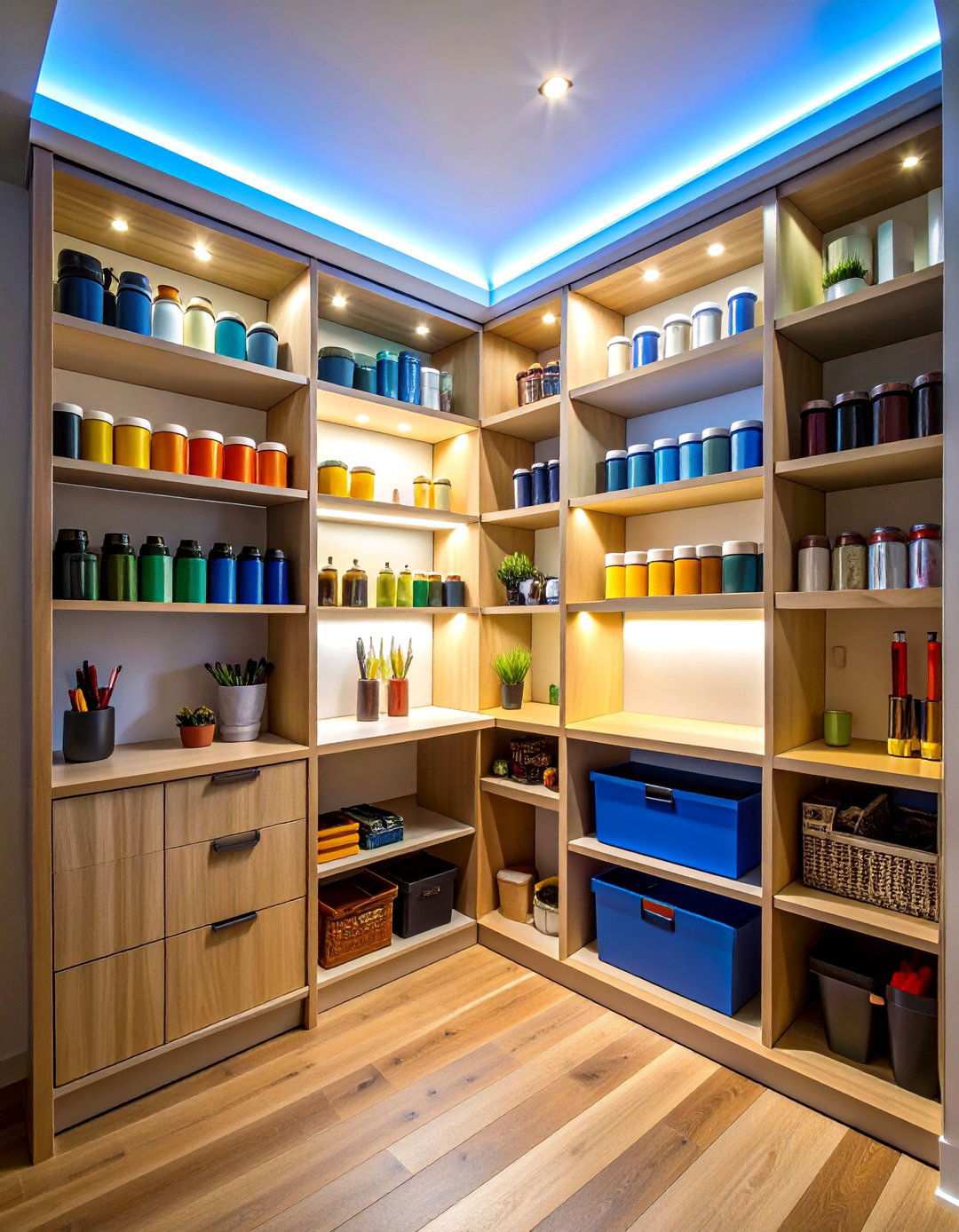 Closet Converted Art Room Spaces - 20 Art Room Ideas