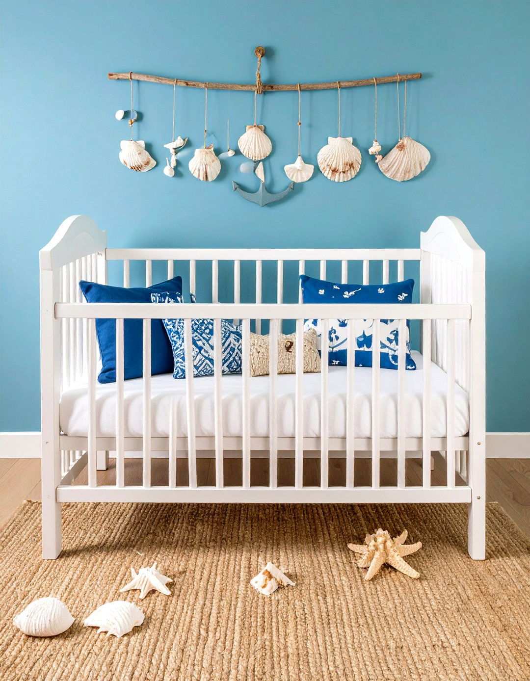 Coastal Beach Vibes Baby Girl Nursery - 20 Baby Girl Nursery Ideas