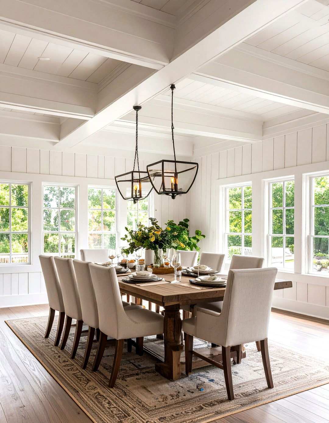 Coffered Beadboard Ceiling for Architectural Depth - 20 Beadboard Ceiling Design Ideas