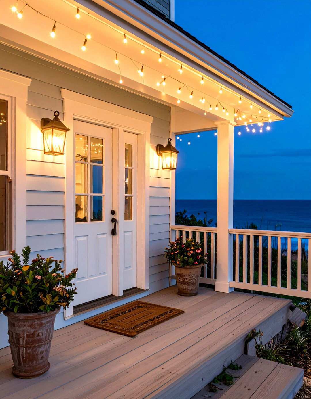 Corrosion Proof Lighting Illuminates Beach House Decor - 20 Beach House Decor Ideas