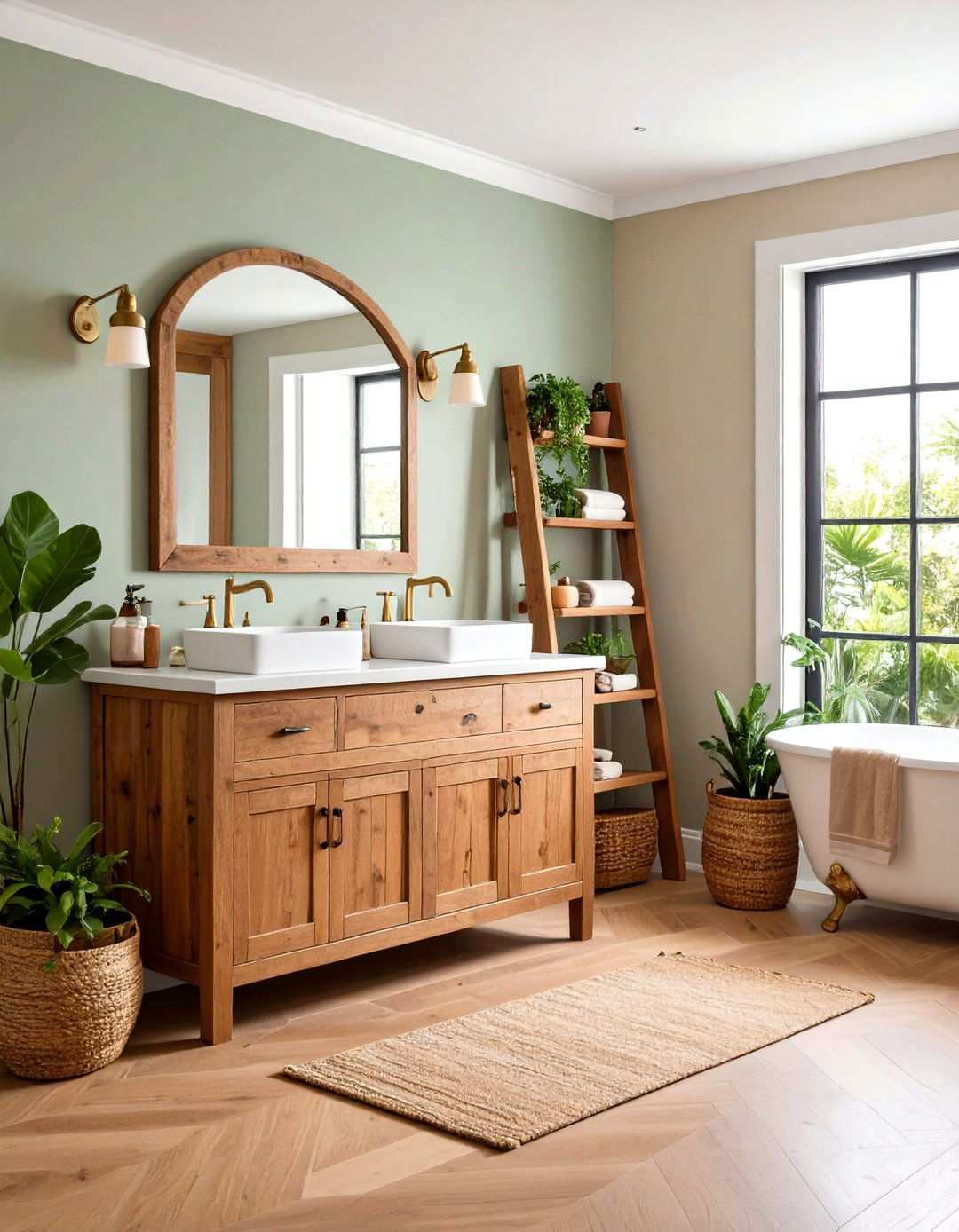 Create Apartment Bathroom Luxury with Vintage Inspired Elements - 20 Apartment Bathroom Ideas