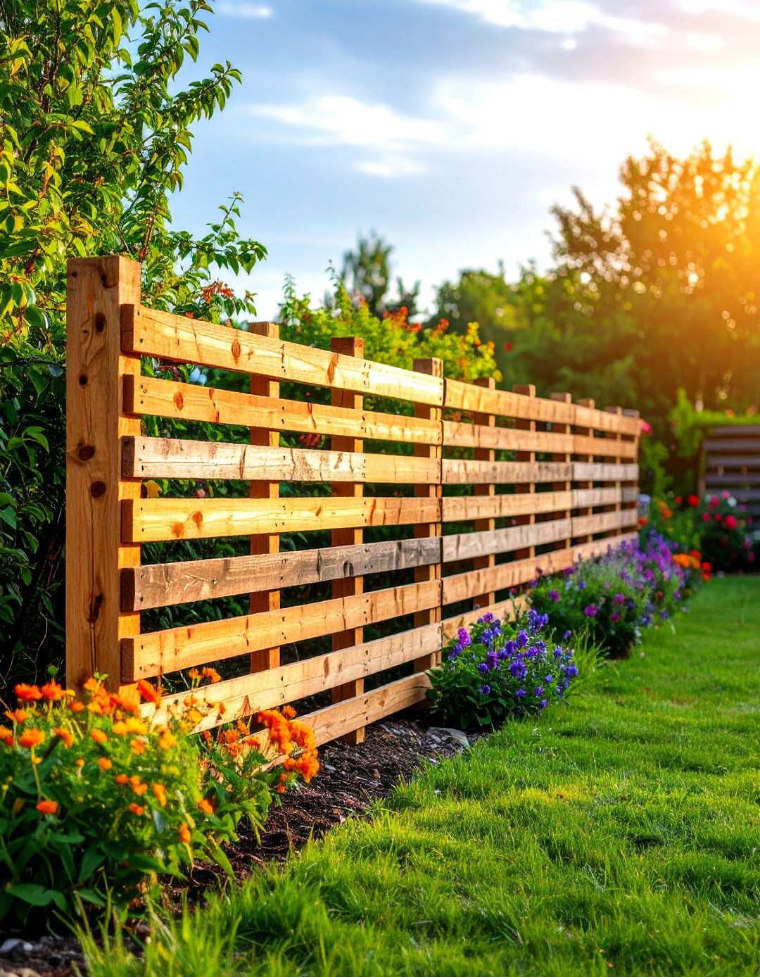 Creative Pallet Backyard Fence - 20 Backyard Fence Ideas