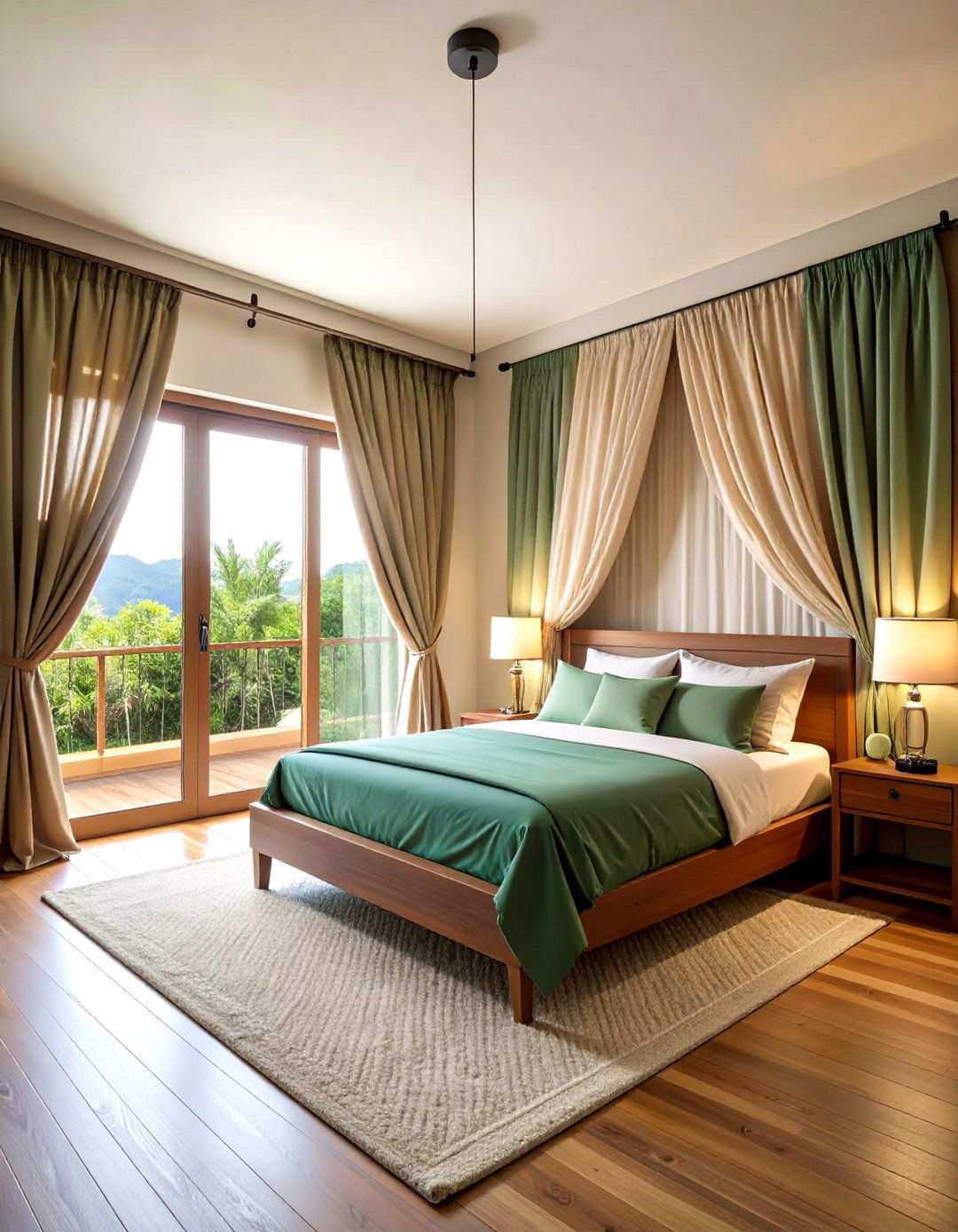 Curtain Wrapped Privacy Bed Nook - 20 Bed Nook Ideas