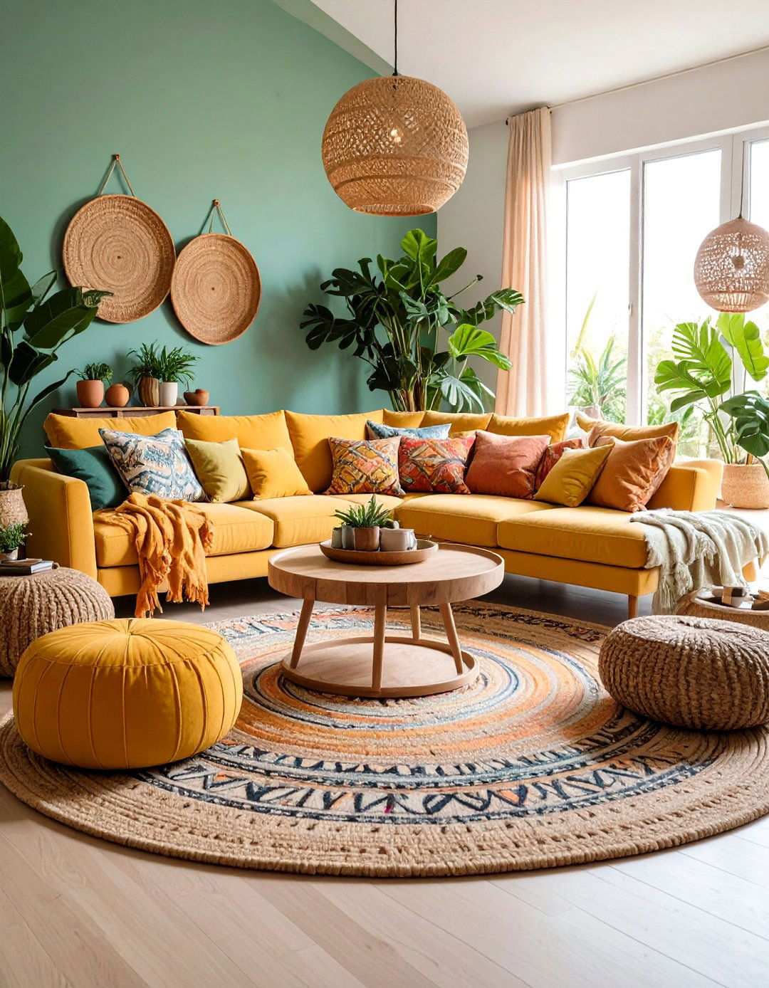 Curved Living Room Furniture for Awkward Angles - 20 Awkward Living Room Layout Ideas