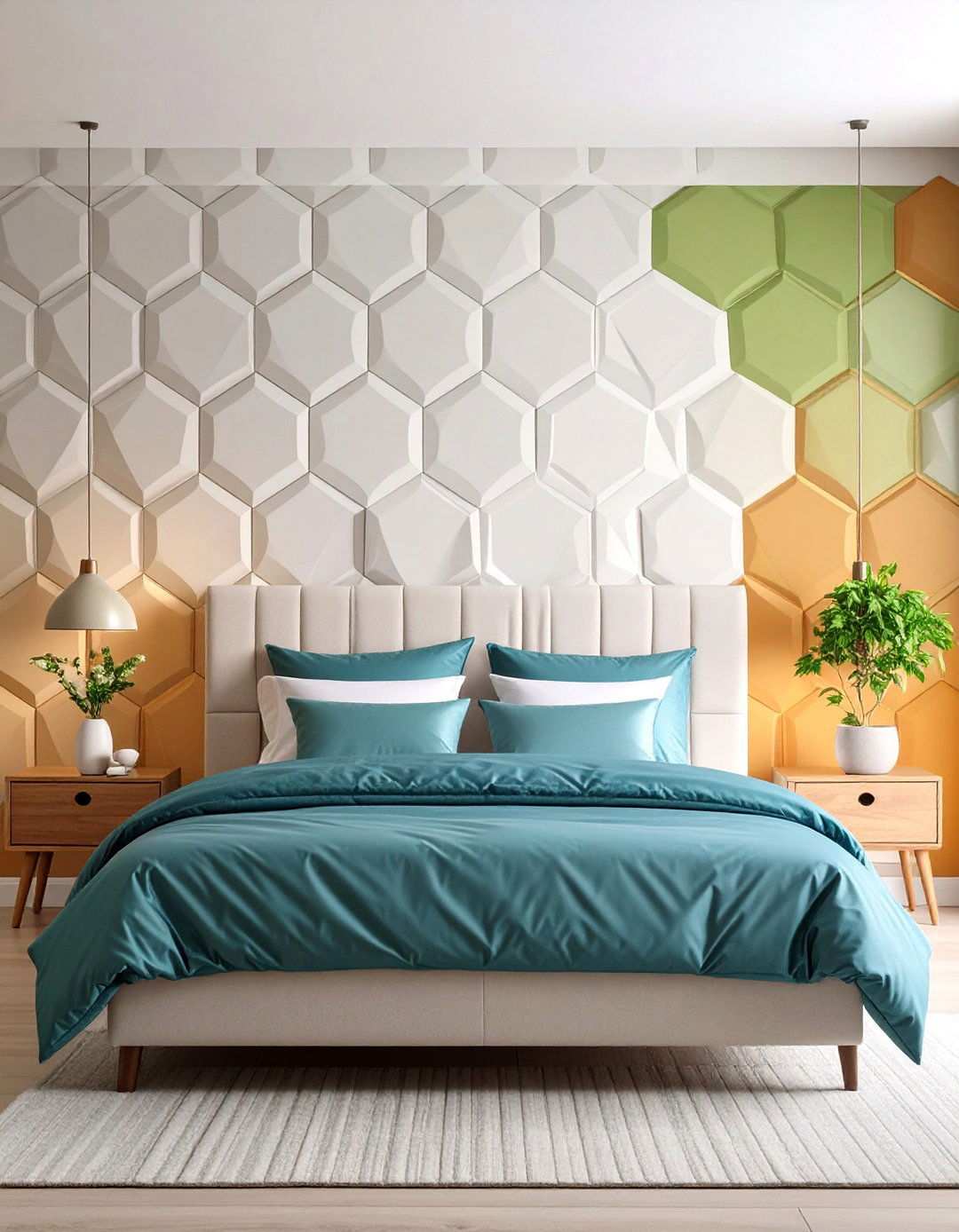 D Embossed Bedroom Wallpaper for Subtle Texture - 20 Bedroom Wallpaper Ideas