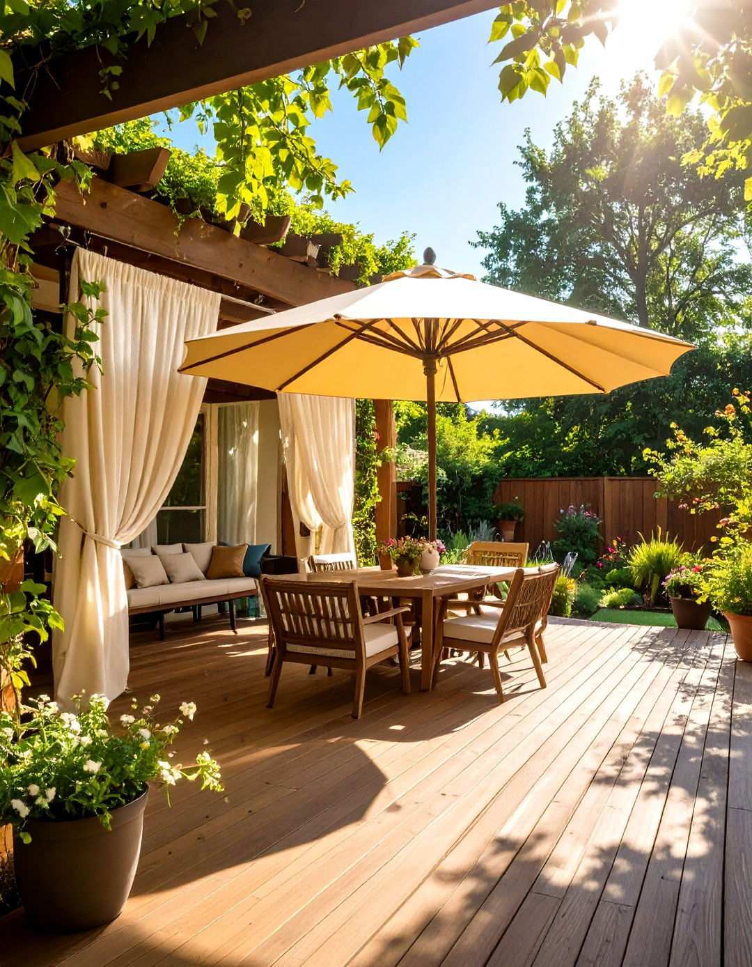 Deck Shade Solutions - 20 Backyard Deck Ideas on a Budget