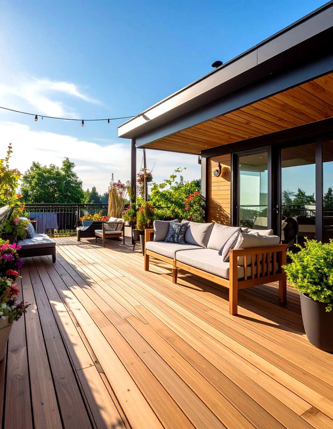 Deck with Built in Storage Solutions - 20 Backyard Deck Ideas