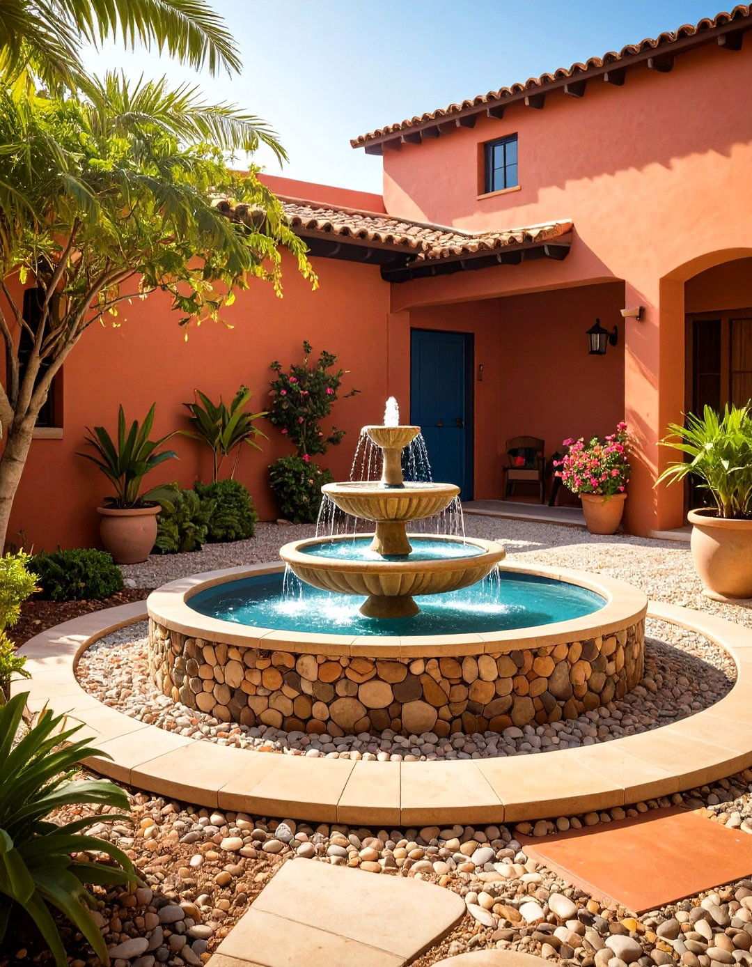 Disappearing Backyard Fountains for Minimalist Appeal - 20 Backyard Fountain Ideas