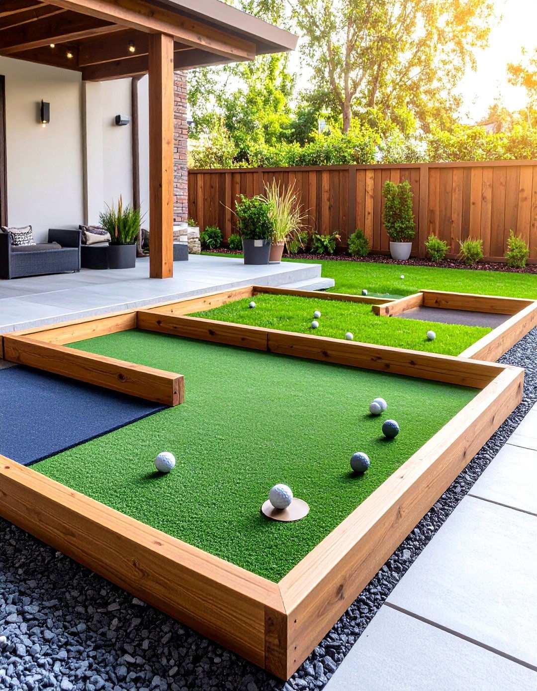 DIY Backyard Mini Golf Course - 20 Backyard Entertainment Ideas