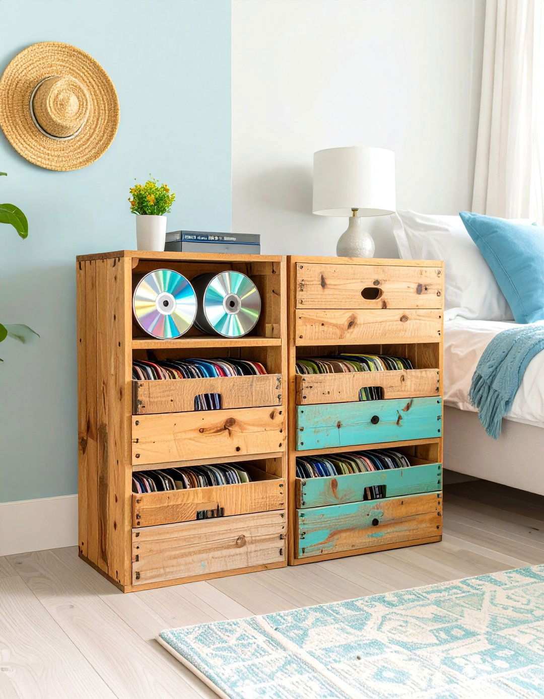 DIY CD Storage Using Repurposed Materials for Creative Solutions - 20 Cd Storage Ideas