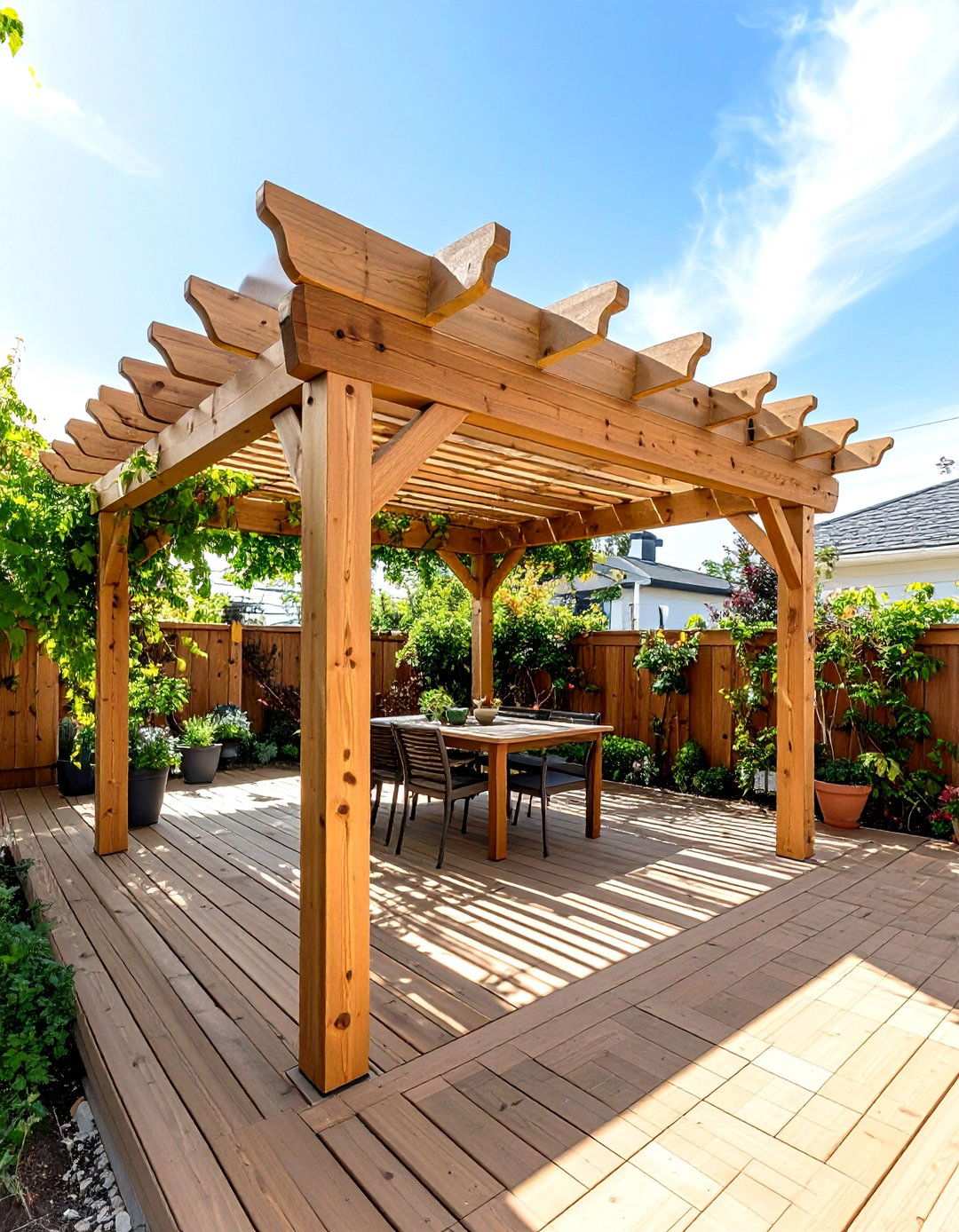 DIY Pergola Construction - 20 Backyard Deck Ideas on a Budget