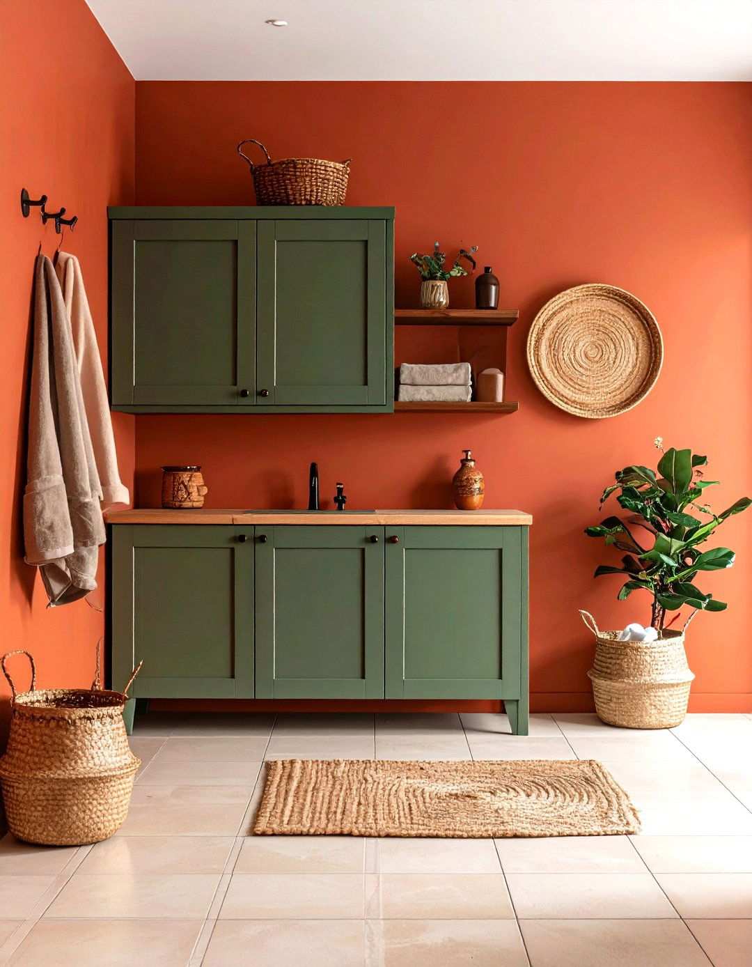 Earthy Bathroom Color Palette - 20 Aesthetic Bathroom Ideas