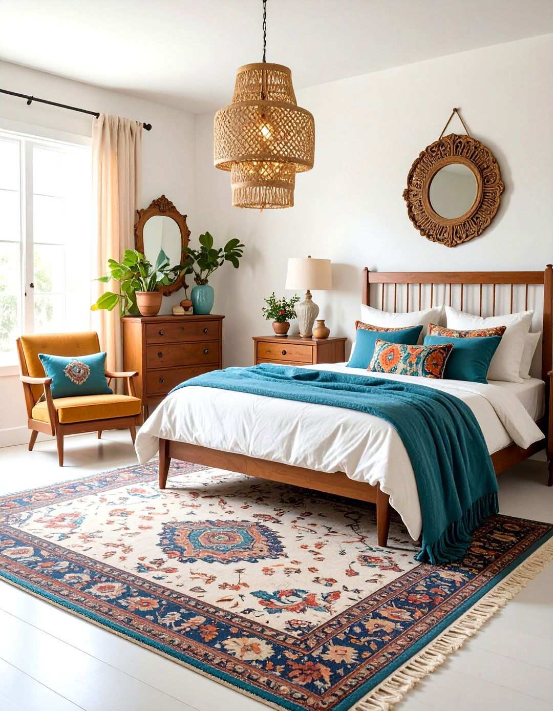 Eclectic Vintage Bedroom Design - 20 Bedroom Design Ideas