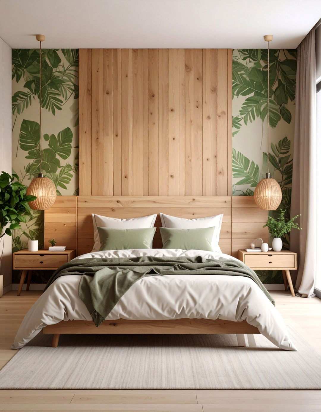 Eco Friendly Bedroom Wallpaper for Mindful Living - 20 Bedroom Wallpaper Ideas