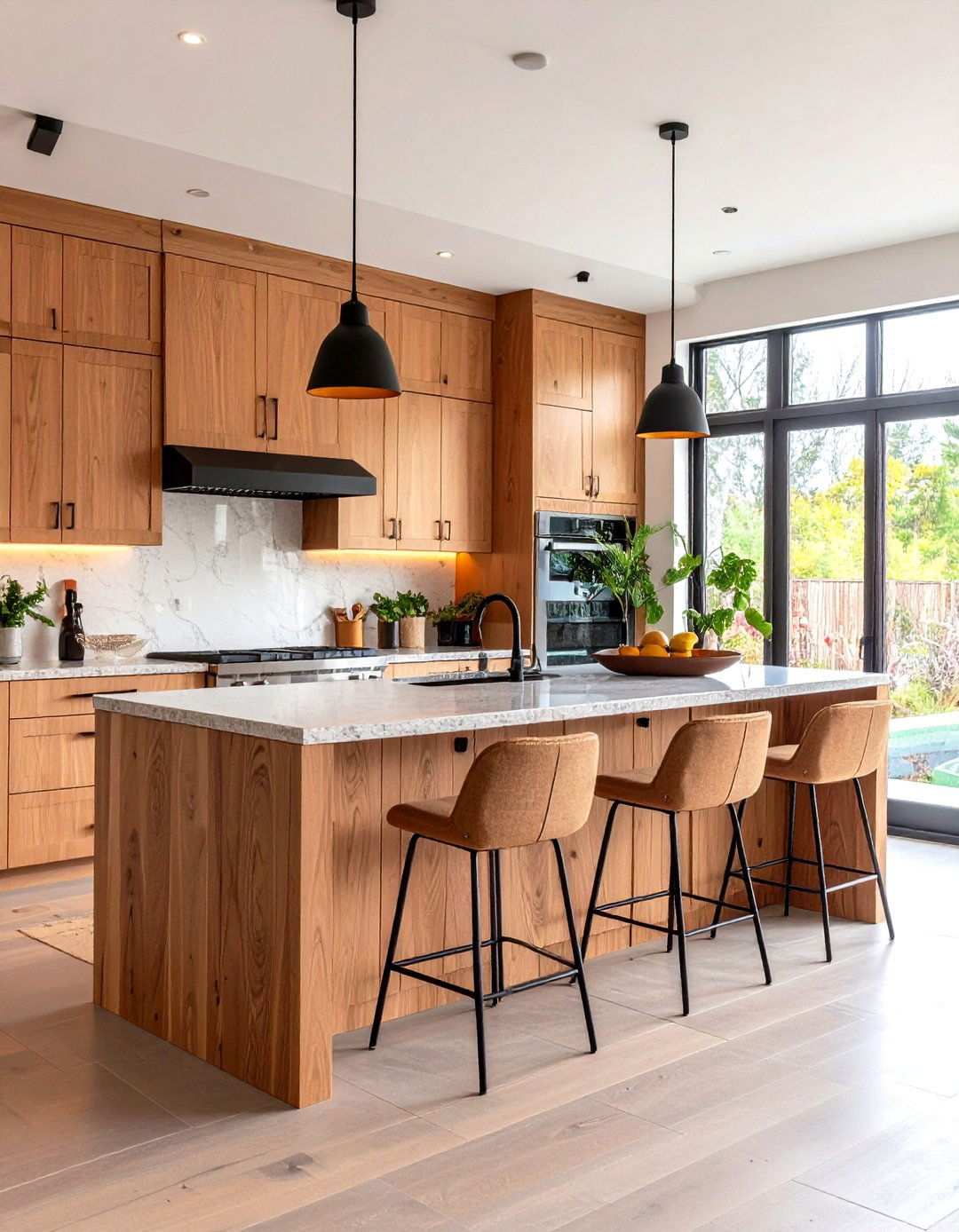 Embrace Modern Rustic Luxe Touches - 20 Black and White Kitchen Ideas