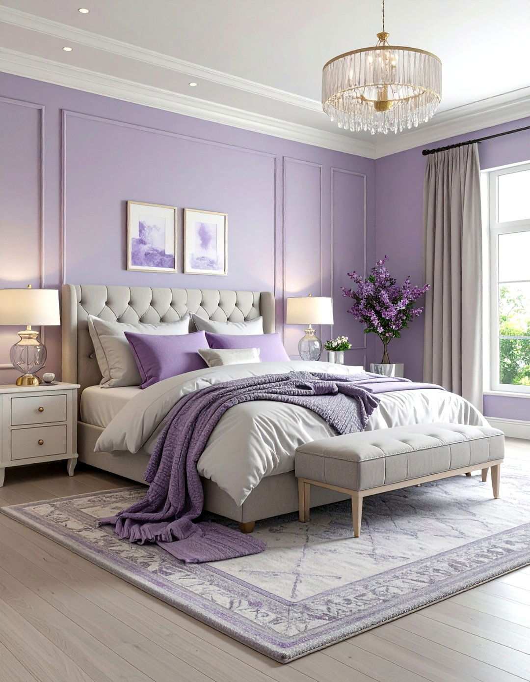 Emerald Green and Blush Pink Bedroom Painting Drama - 20 Bedroom Painting Ideas With Two Colors