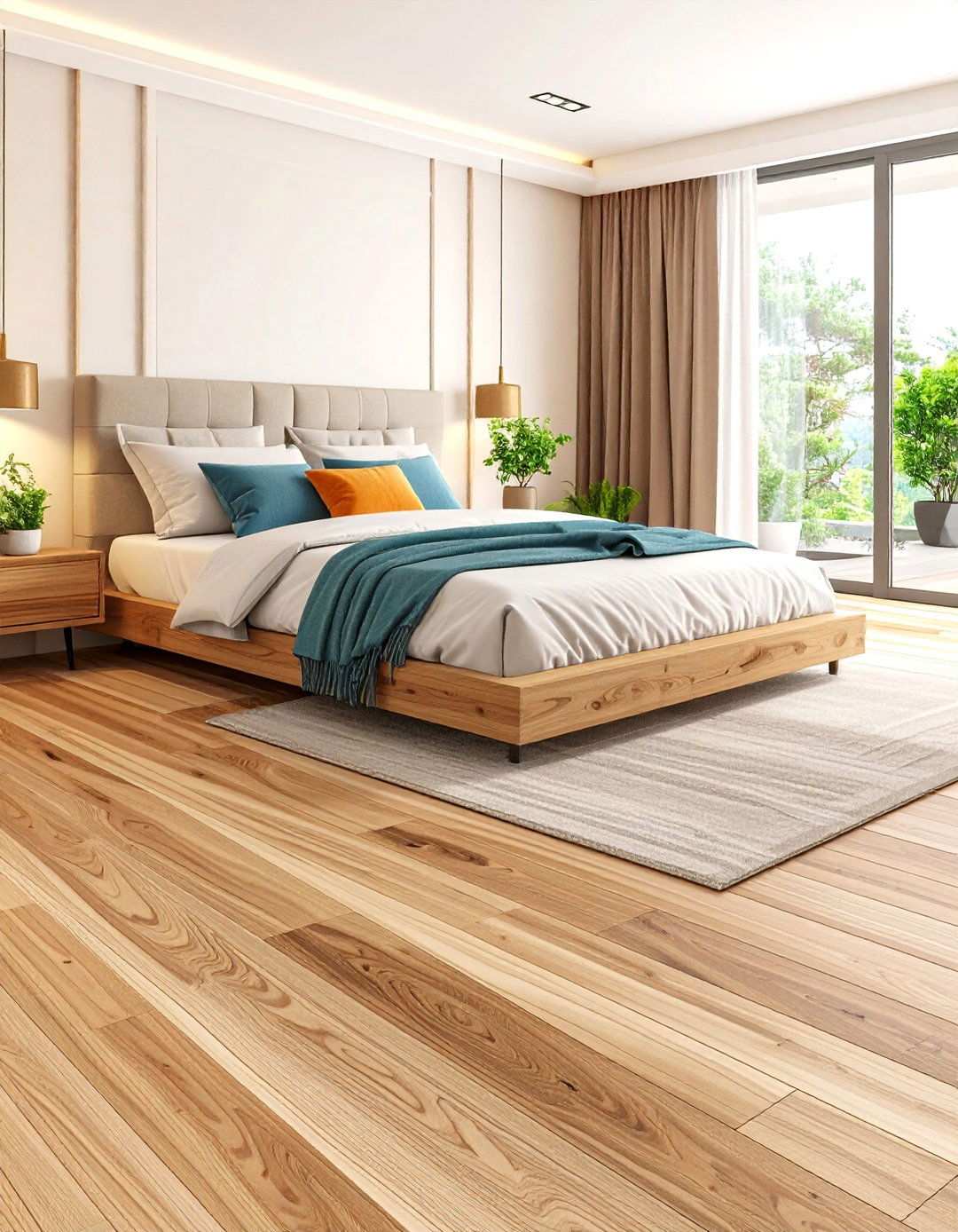 Engineered Wood Bedroom Flooring for Everyday Stability - 20 Bedroom Flooring Ideas