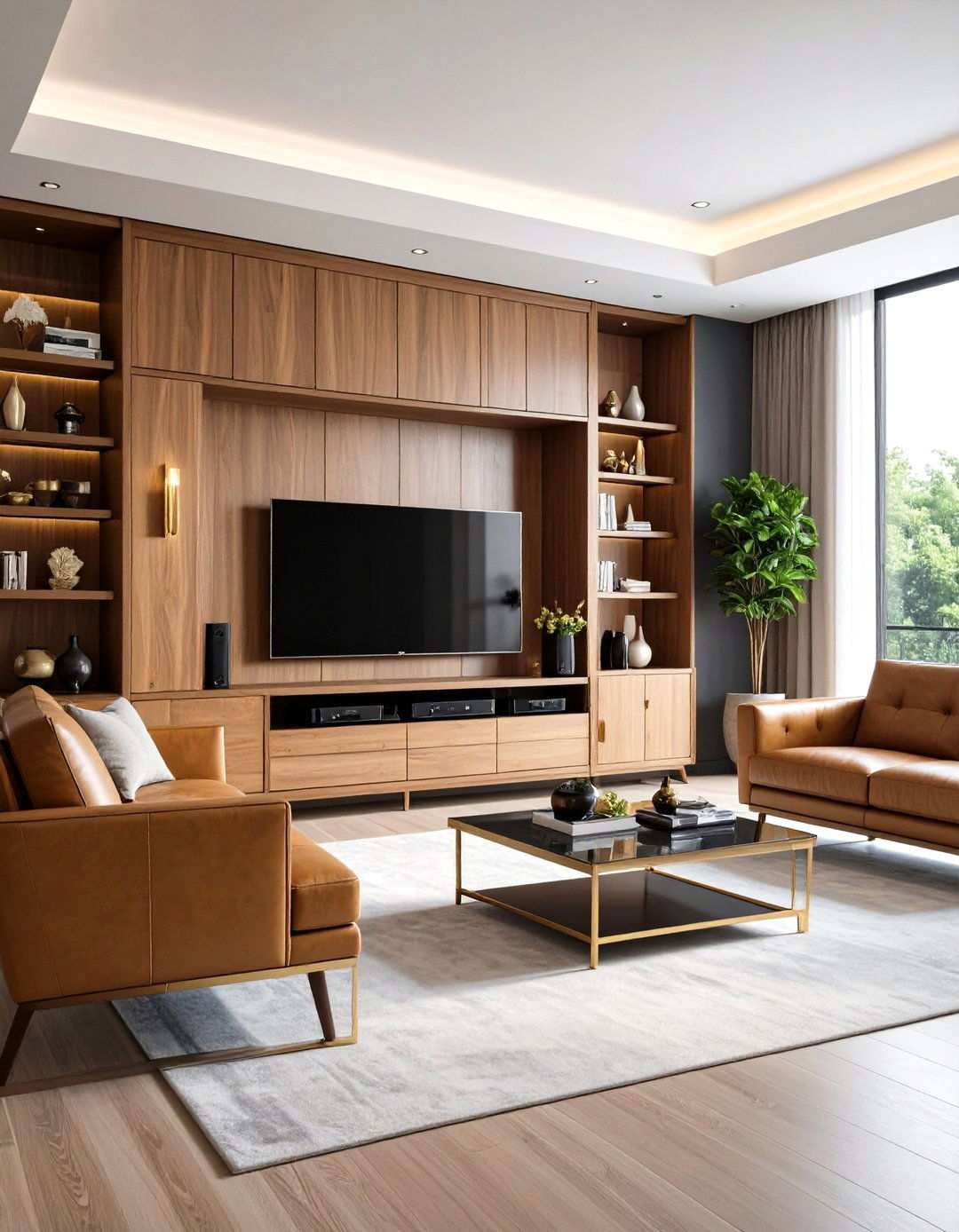 Entertainment Center Living Room with Technology Focus - 20 1980s Living Room  Ideas