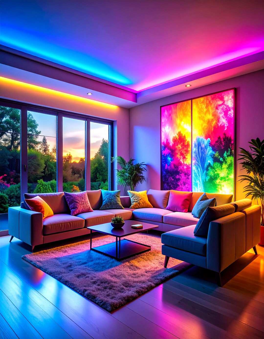 False Window Basement Lighting Solutions - 20 Basement Lighting Ideas