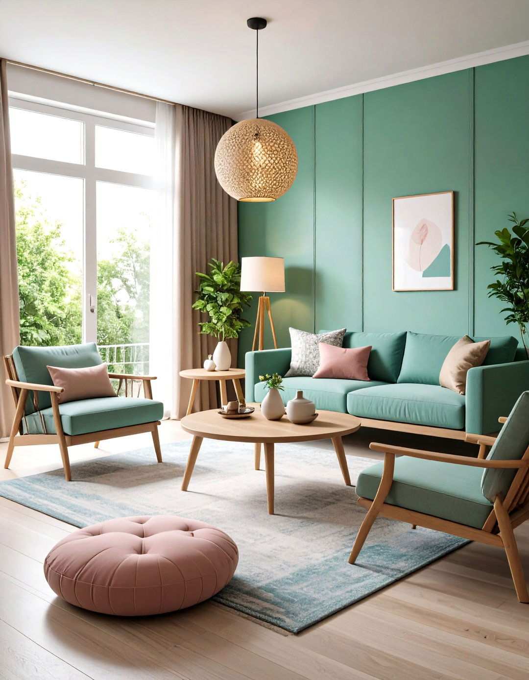 Flexible Furniture Asian Living Room Arrangement - 20 Asian Living Room Ideas