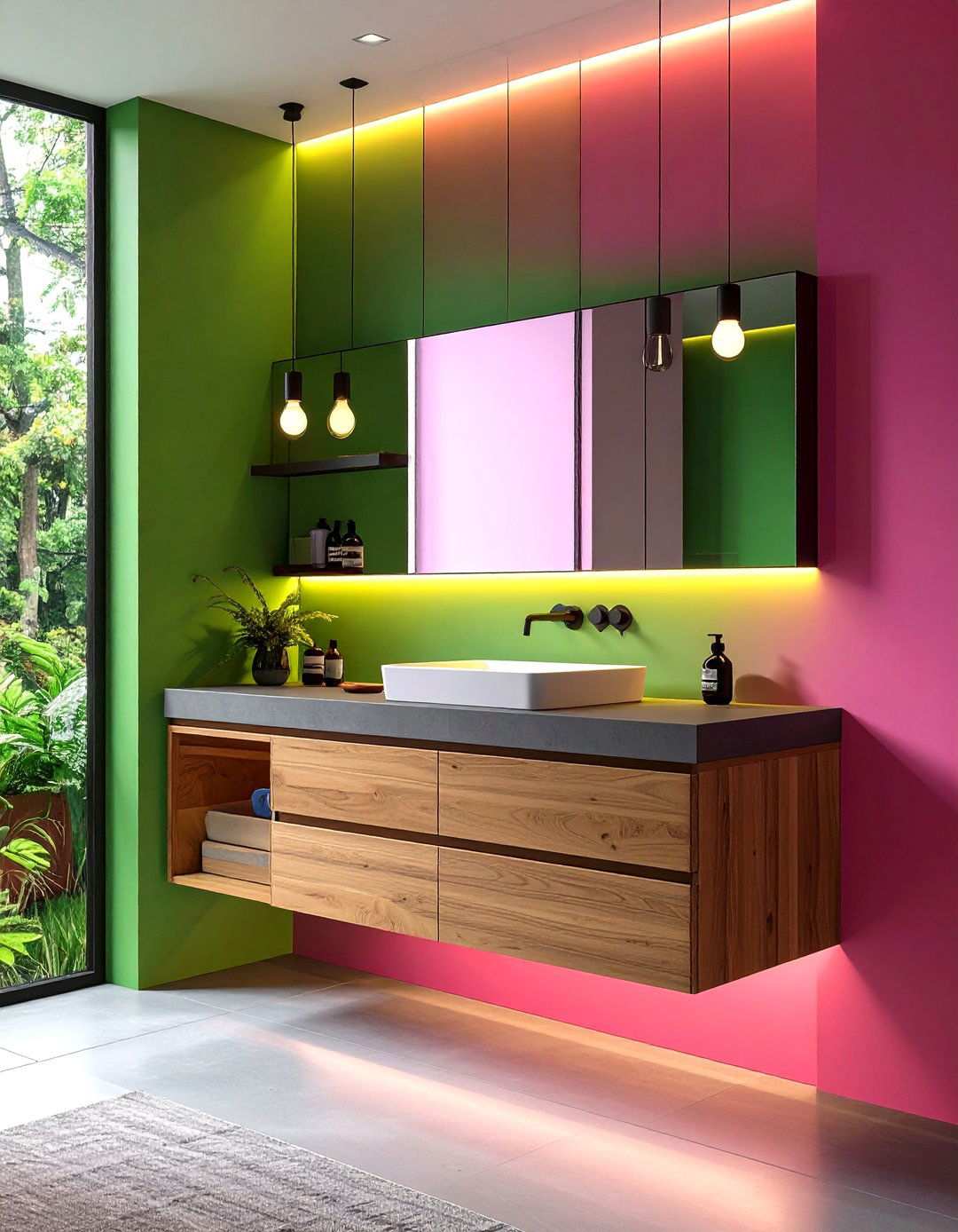 Floating Vanity Bathroom Sink for an Airy Illusion - 20 Bathroom Sink Ideas