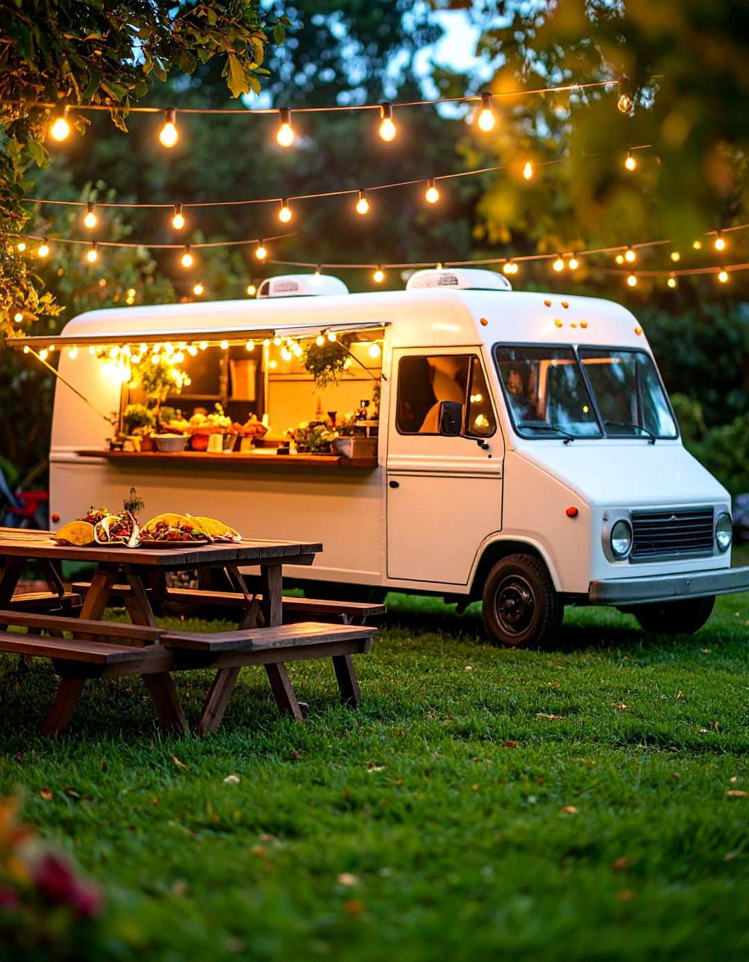 Food Truck Catering for Backyard Wedding Casual Dining - 20 Backyard Wedding Ideas