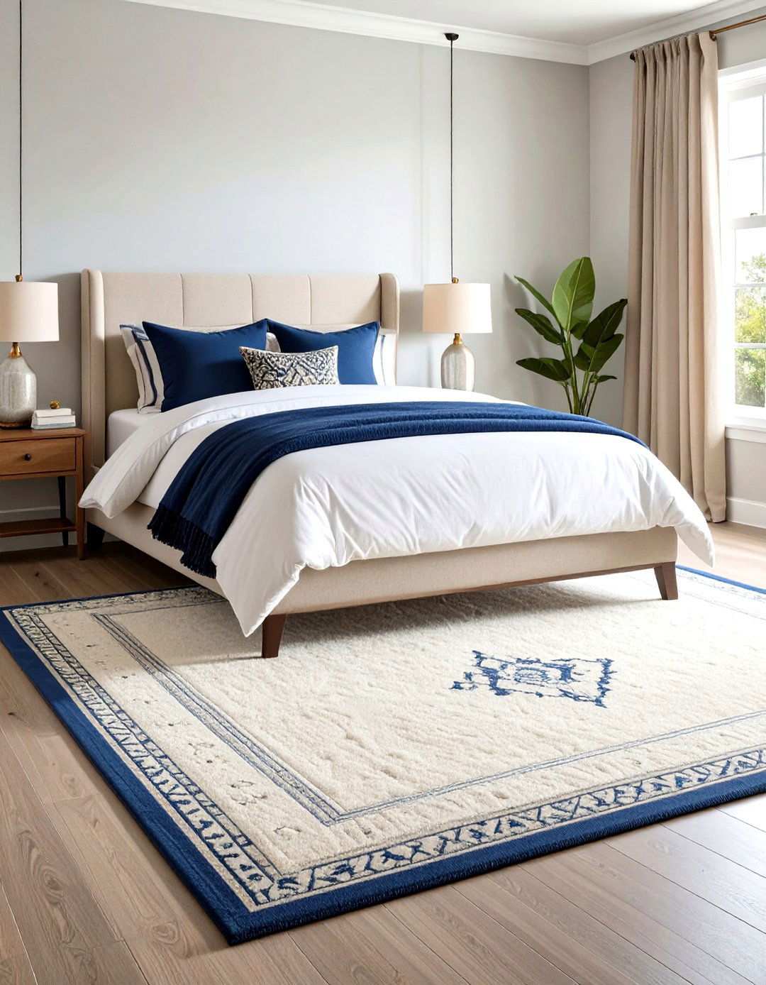 Foot of Bed Bedroom Rug Placement - 20 bedroom rug ideas