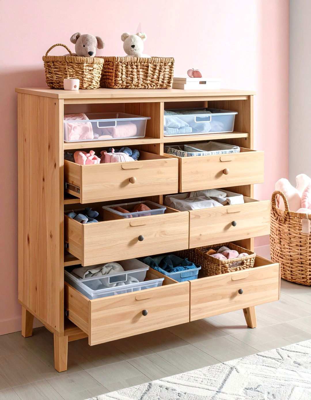 Functional Storage Smart Baby Room Organization - 20 Baby Room Ideas