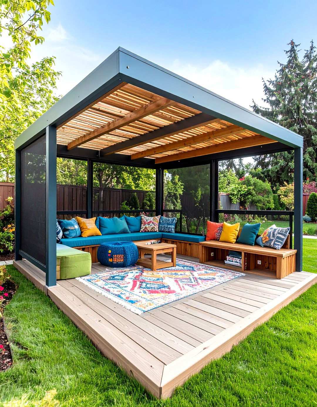 Gazebo Playhouse or Outdoor Classroom - 20 Backyard Gazebo Ideas