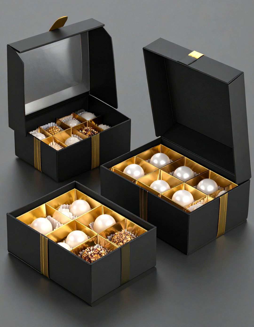 Gift Guests Foil Stamped Art Deco Favor Boxes - 20 Art Deco Wedding Ideas