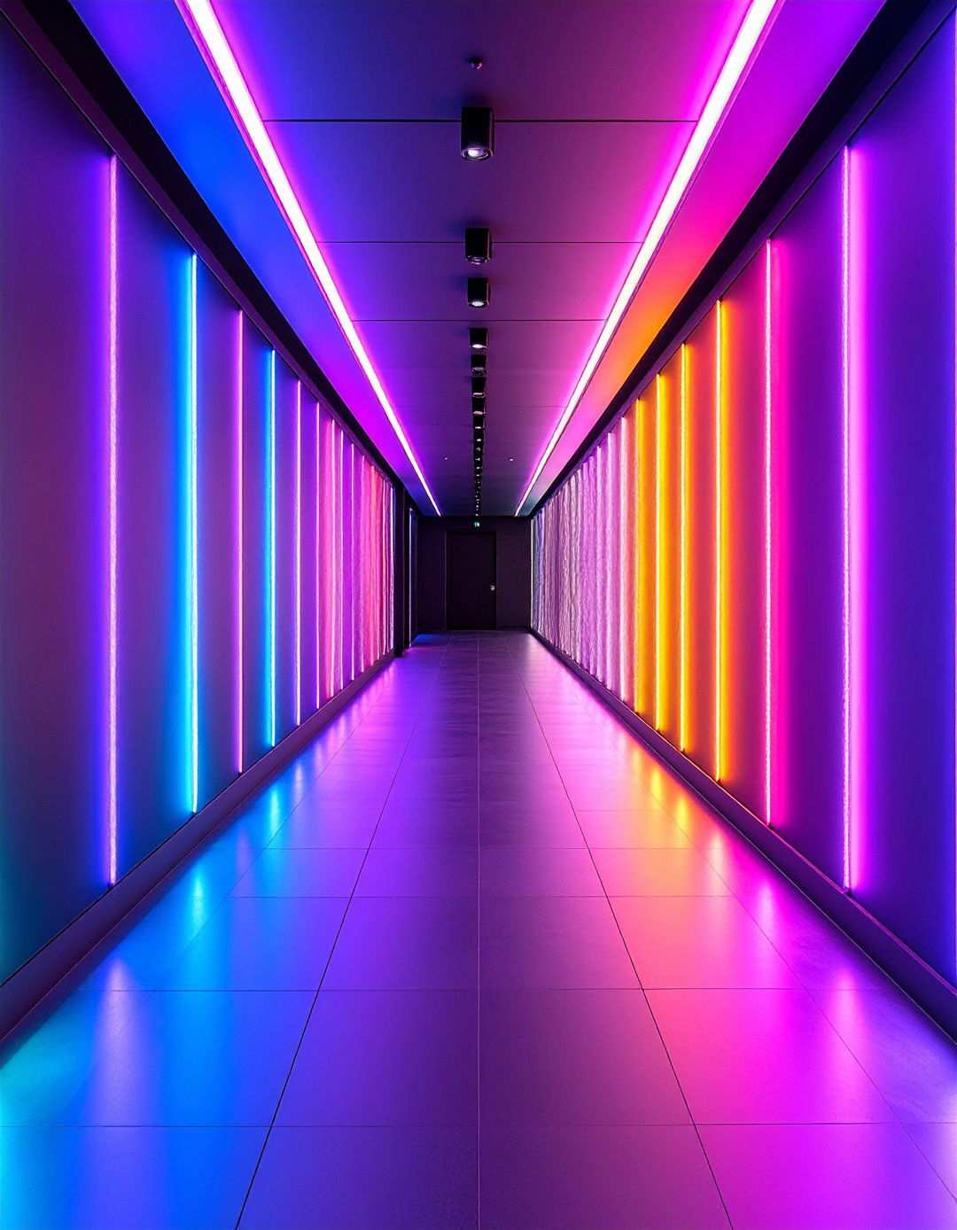 Gradient Ombre Wall Lighting - 20 Aesthetic Room Ideas With Led Lights