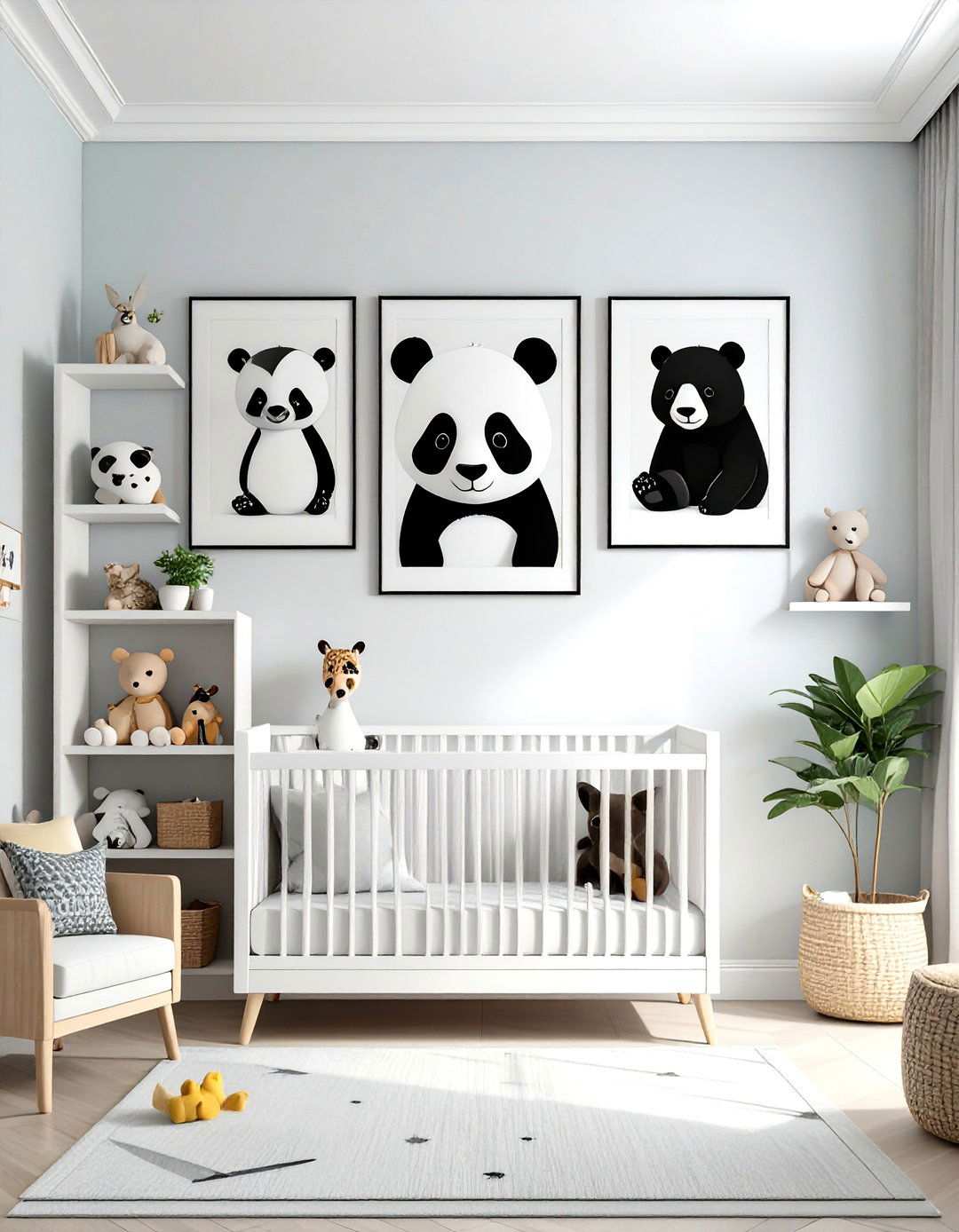 Graphic Animal Print Gallery - 20 Black and White Nursery Ideas