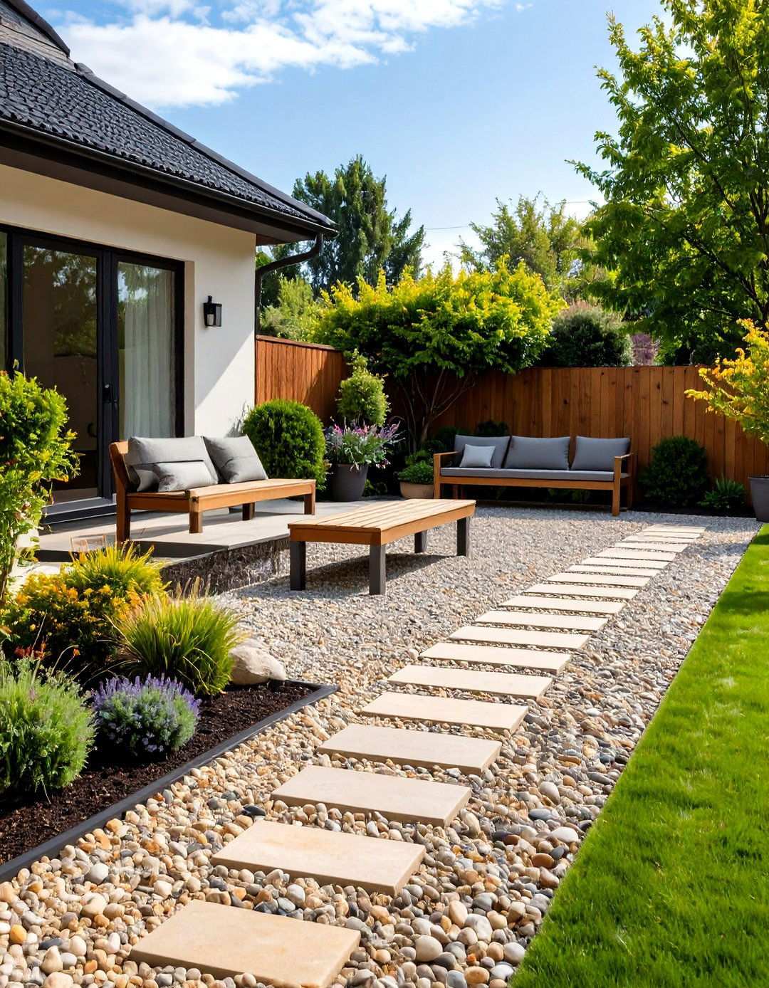 Gravel and Pea Stone Patio Alternatives - 20 Backyard Patio Ideas