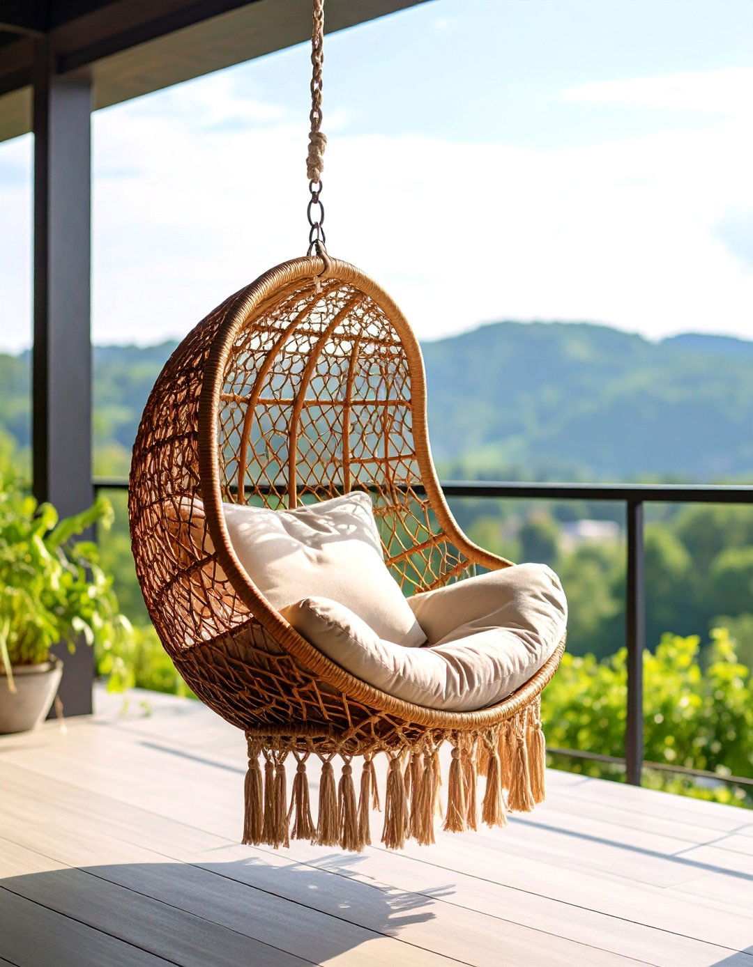 Hanging Chair or Hammock Corner - 20 Bedroom Corner Ideas