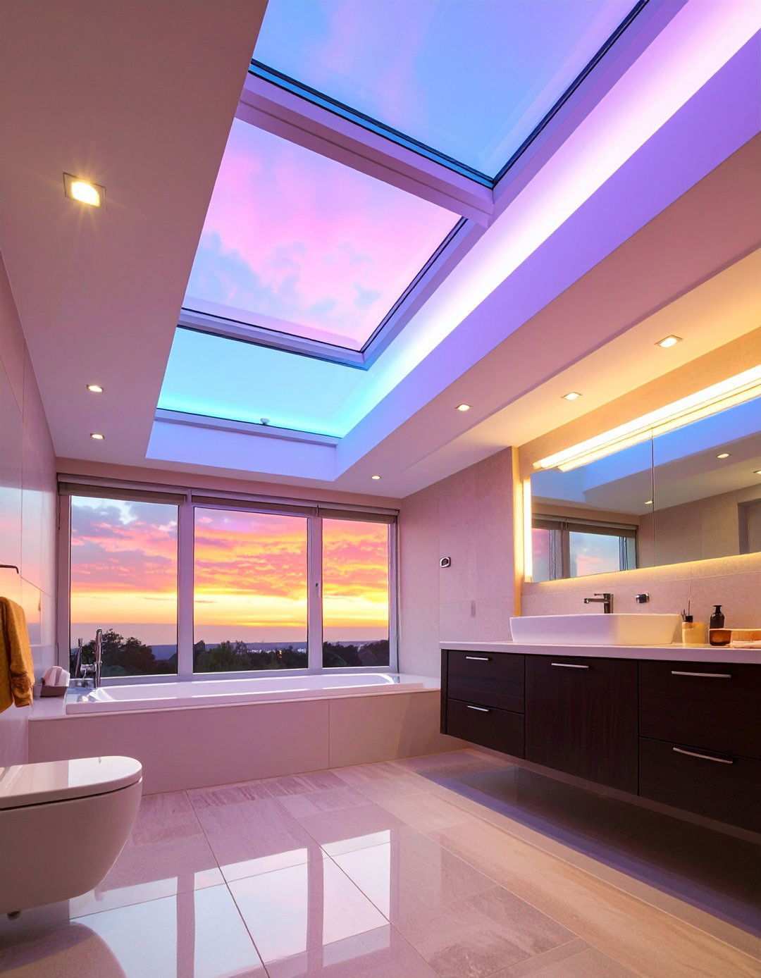Harness Natural Light with Skylights or Solar Tubes - 20 Bathroom Remodel Ideas