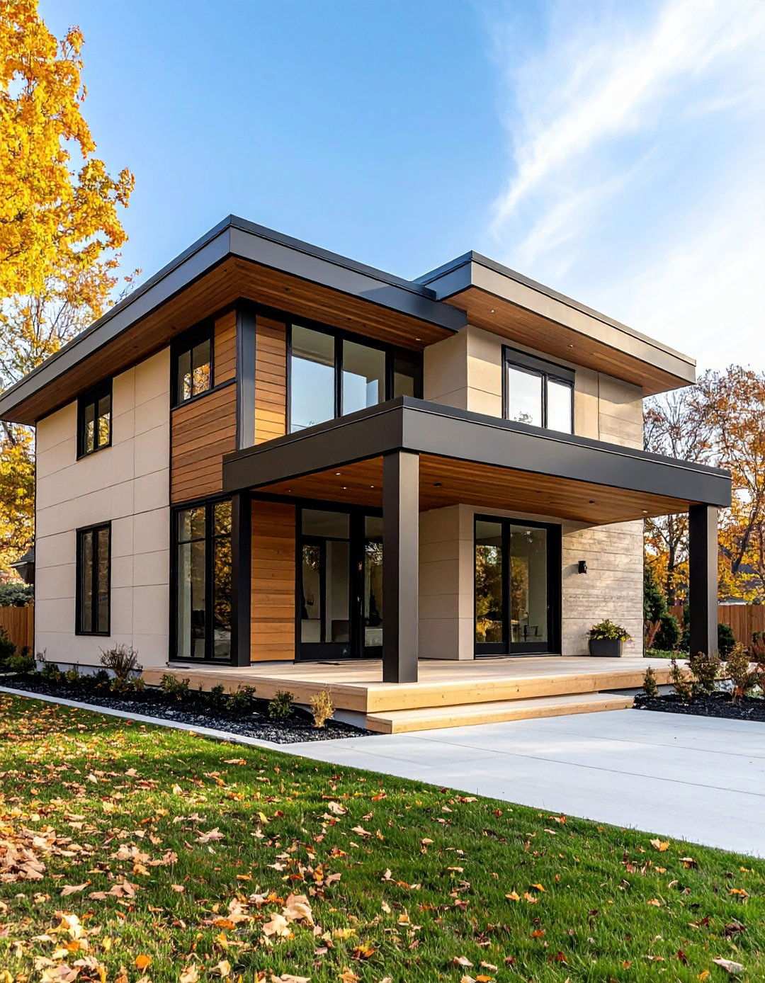 Horizontal Siding with Clean Lines - 20 1980s House Exterior Ideas