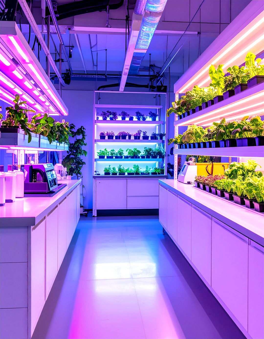 Hydroponic Kitchen Gardens with Automated Cooking Systems - 20 2100s Room Ideas